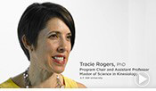 介绍视频ATSU运动机能学项目的椅子,Tracie罗杰斯博士。