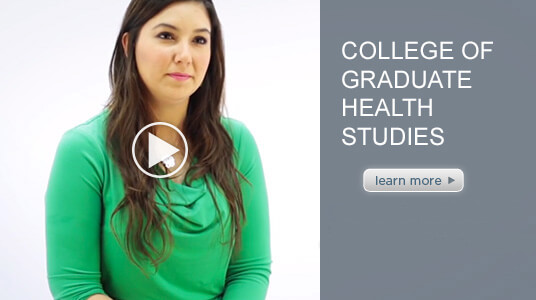 介绍视频的ATSU公共卫生硕士学生。